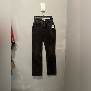 We The Free Black Straight Leg Jeans